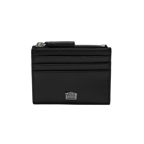 Portacarte con Zip in Pelle Liscia - PELLETTERIA