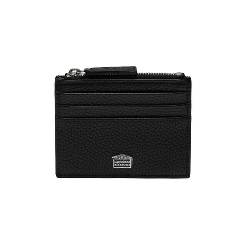 Portacarte Raspini con Zip in Pelle Goffrata - PELLETTERIA