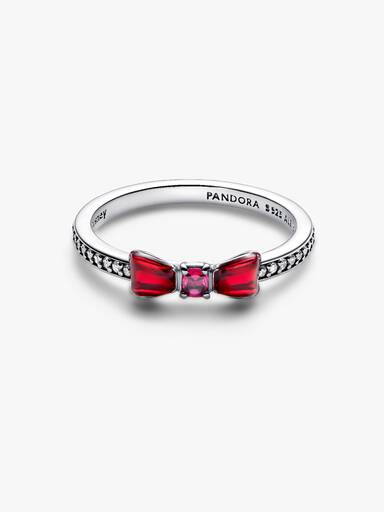 Principesse Disney Biancaneve Anello Fiocco Argento Sterling 925 - ANELLI