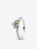 Principesse Disney Tiana Anello Tiara Argento Sterling 925 - 48 - ANELLO