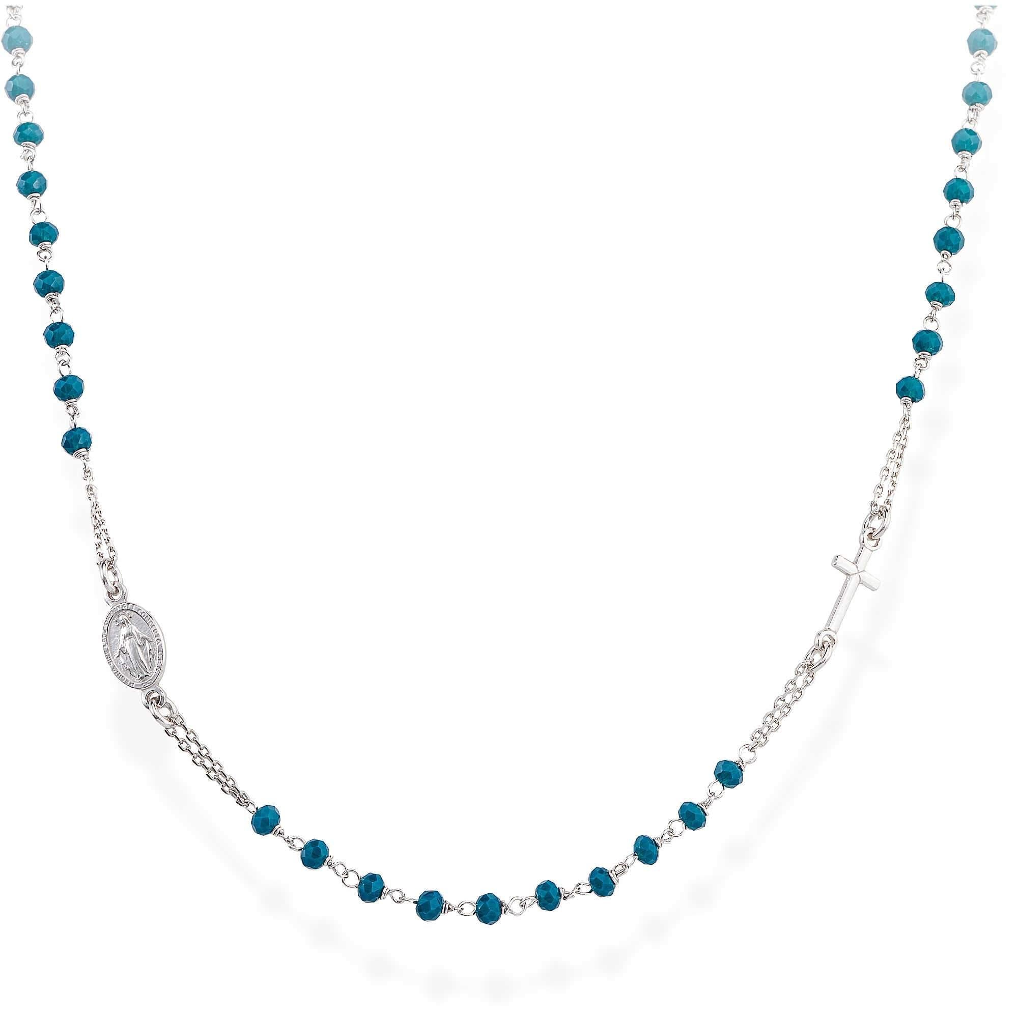 Rosario Classico Cristalli Blu