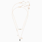 SET COLLANE SWAROVSKI SYMBOLIC MOON, MULTICOLORE, MIX DI PLACCATURE