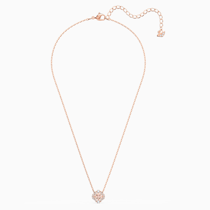 SET SWAROVSKI SPARKLING DANCE CLOVER, ROSA, PLACCATO COLOR ORO ROSA