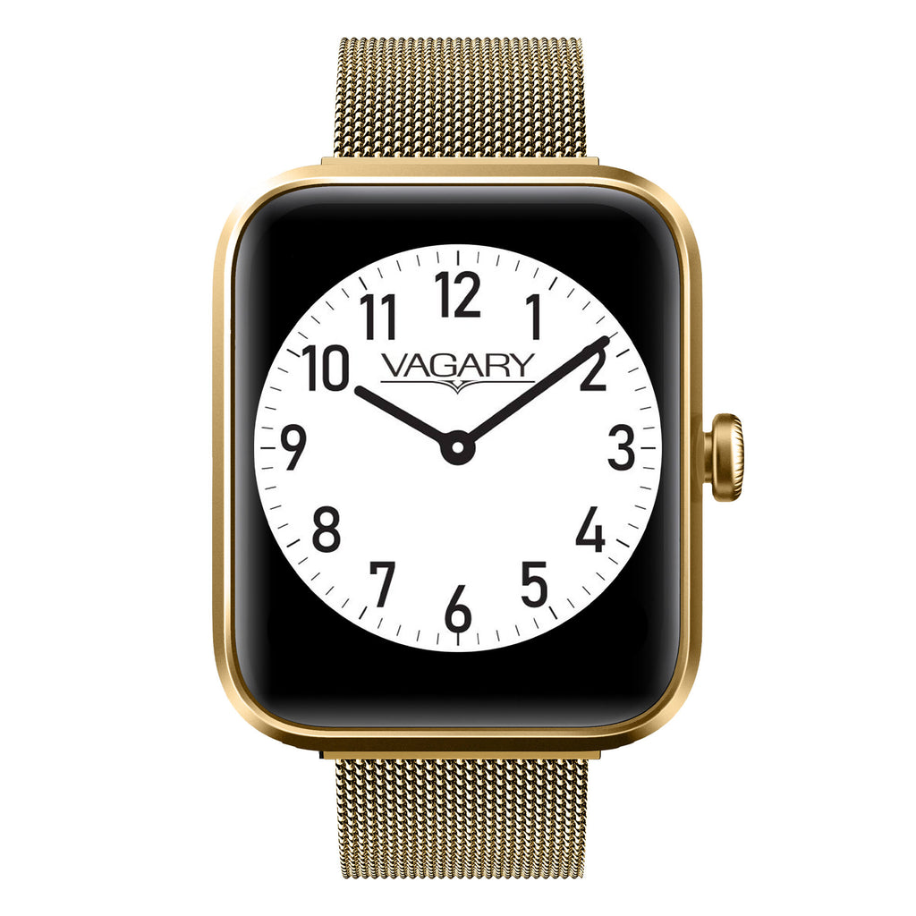 Smartwatch X02A Cinturino Metallo - Giallo - SMARTWATCH