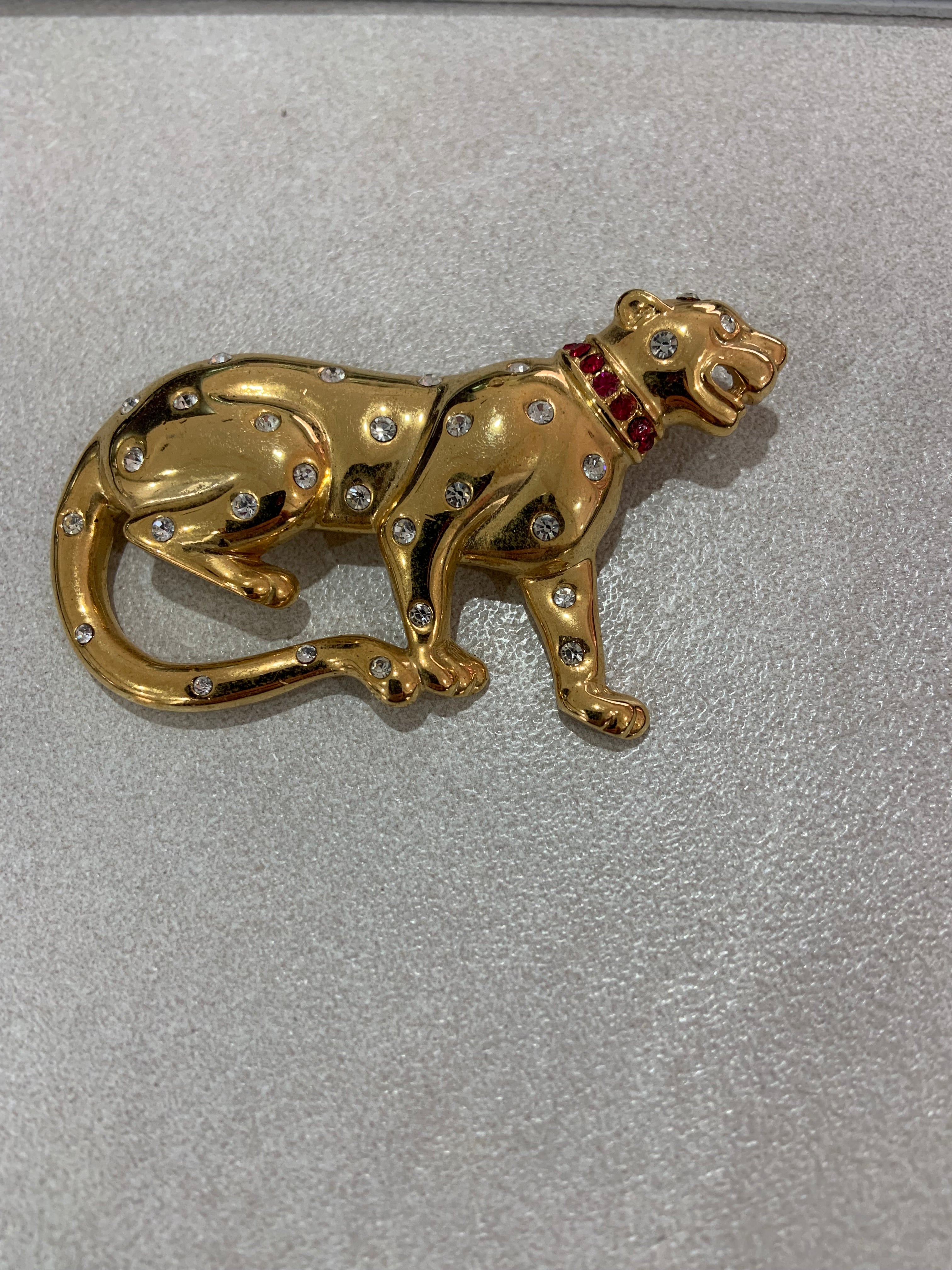 Spilla leopardata Swarovski Vintage - SPILLA