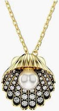 Swarovski 5683968 Pendente a Y Idyllia Crystal Pearl Conchiglia Bianco Oro