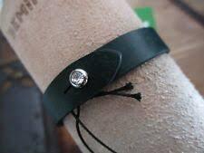 SWAROVSKI bracciale cuoio con alternato