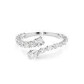 Swarovski - Bracciale rigido Matrix, Taglio misto, Bianco, Placcato rodio Ref. 5692527