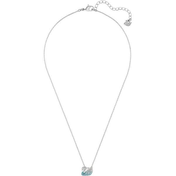 Swarovski collana donna gioielli Swarovski Iconic Swan AZZURRO