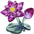 SWAROVSKI CRYSTAL SPARKLE LOTUS BELLISSIMO FIORE VIOLA