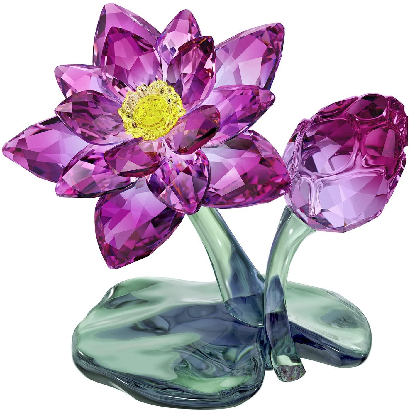 SWAROVSKI CRYSTAL SPARKLE LOTUS BELLISSIMO FIORE VIOLA