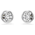 Swarovski Orecchini a lobo Imber Taglio Round, Bianchi, Placcato rodio