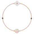 Swarovski Remix Collection Clover Strand bianco, Placcato oro rosa
