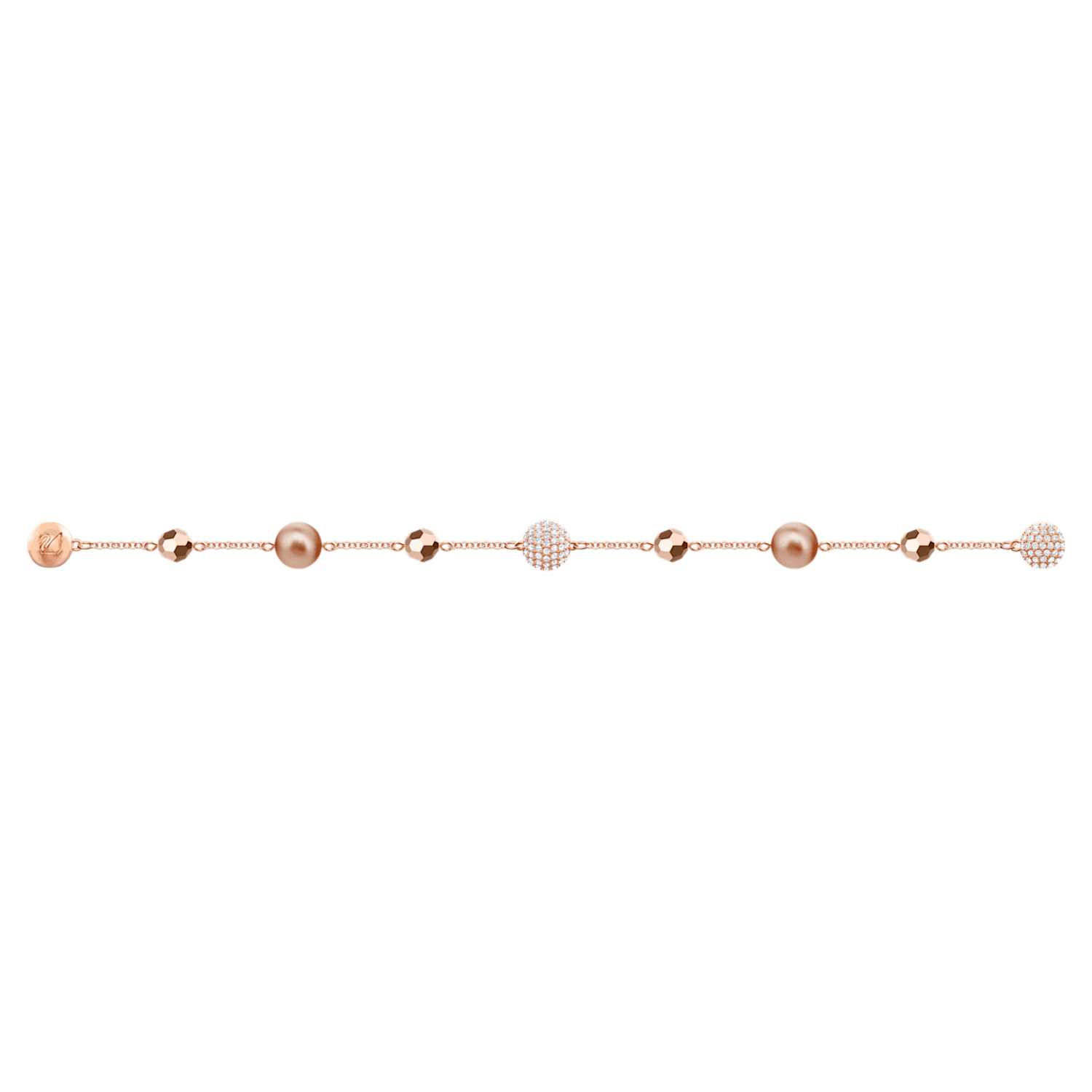 Swarovski Remix Collection Strand multicolore, Placcato oro rosa