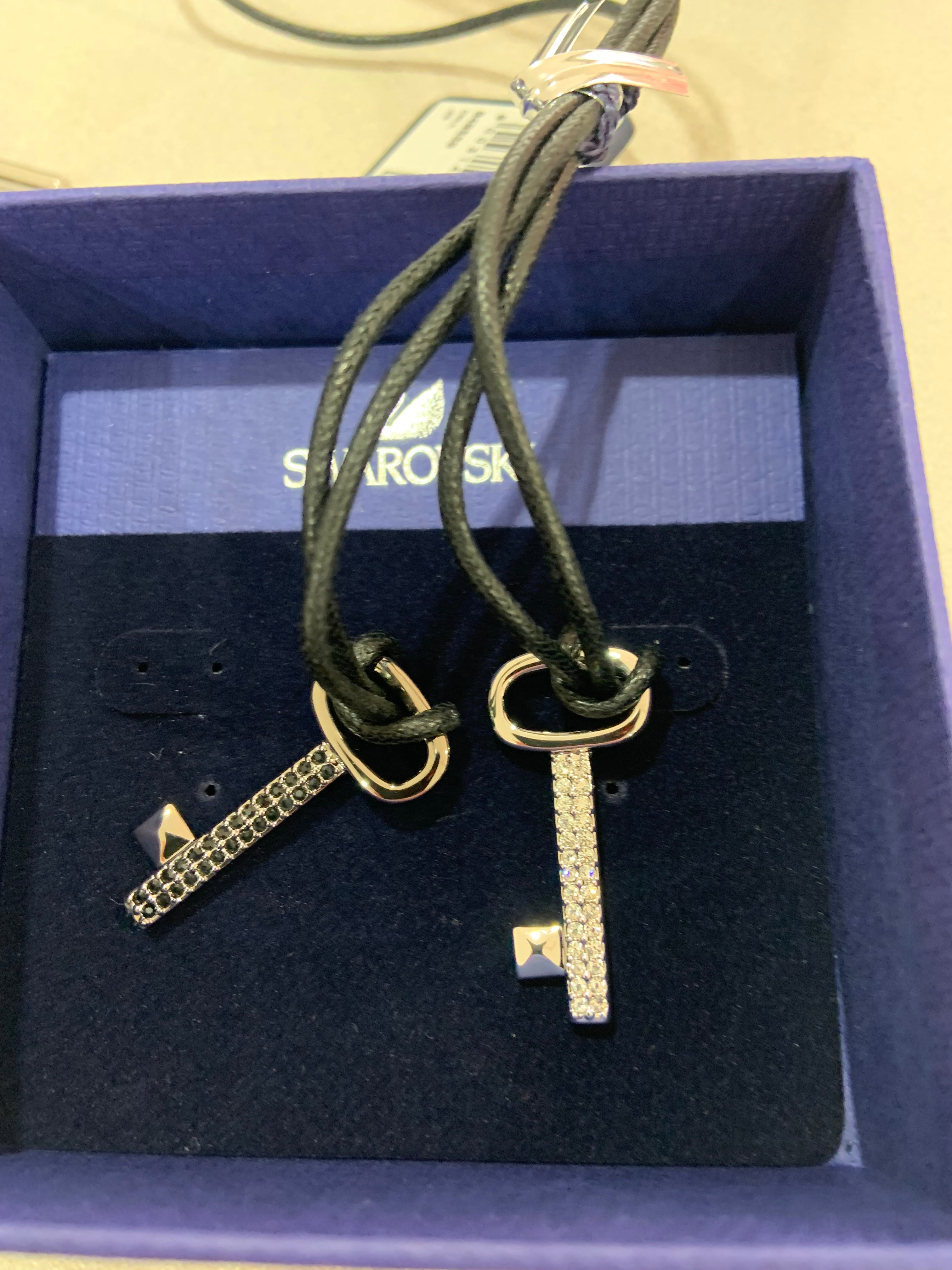 SWAROVSKI SET COLLANA CON CHIAVE - COLLANA