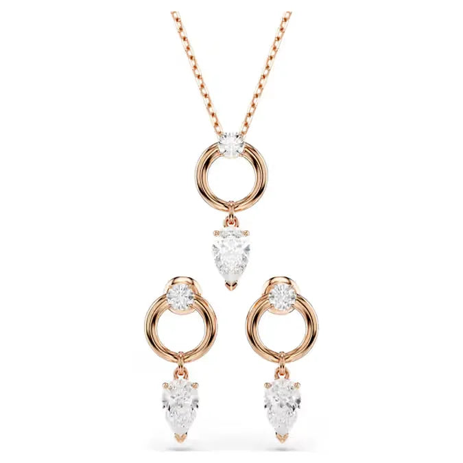 Swarovski Set Mesmera: un’eleganza raffinata in oro rosa - SET
