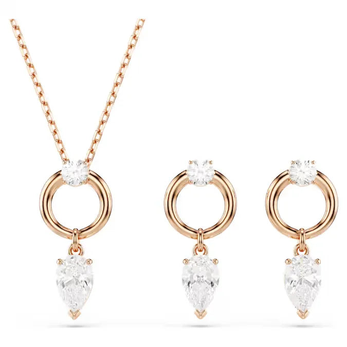 Swarovski Set Mesmera: un’eleganza raffinata in oro rosa - SET