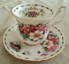 tazza da caffè di Ottobre Servizio Del Mese "Royal Albert"