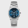 Vigoureux Chrono Steel Blue, chrono blu colore argento