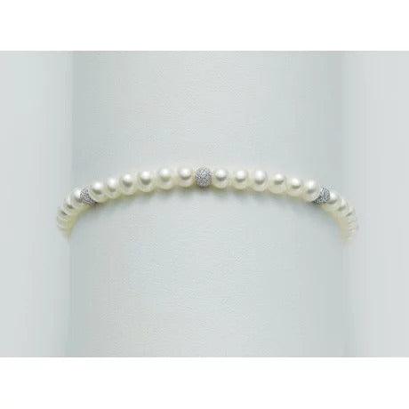 Yukiko Bracciale Perle tris oro