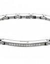 ZANCAN - BRACCIALE IN ACCIAIO E ZAFFIRI.