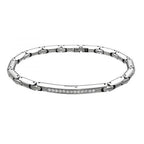 ZANCAN - BRACCIALE IN ACCIAIO E ZAFFIRI.