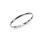 ZANCAN - BRACCIALE IN ACCIAIO NERO E PIETRE.