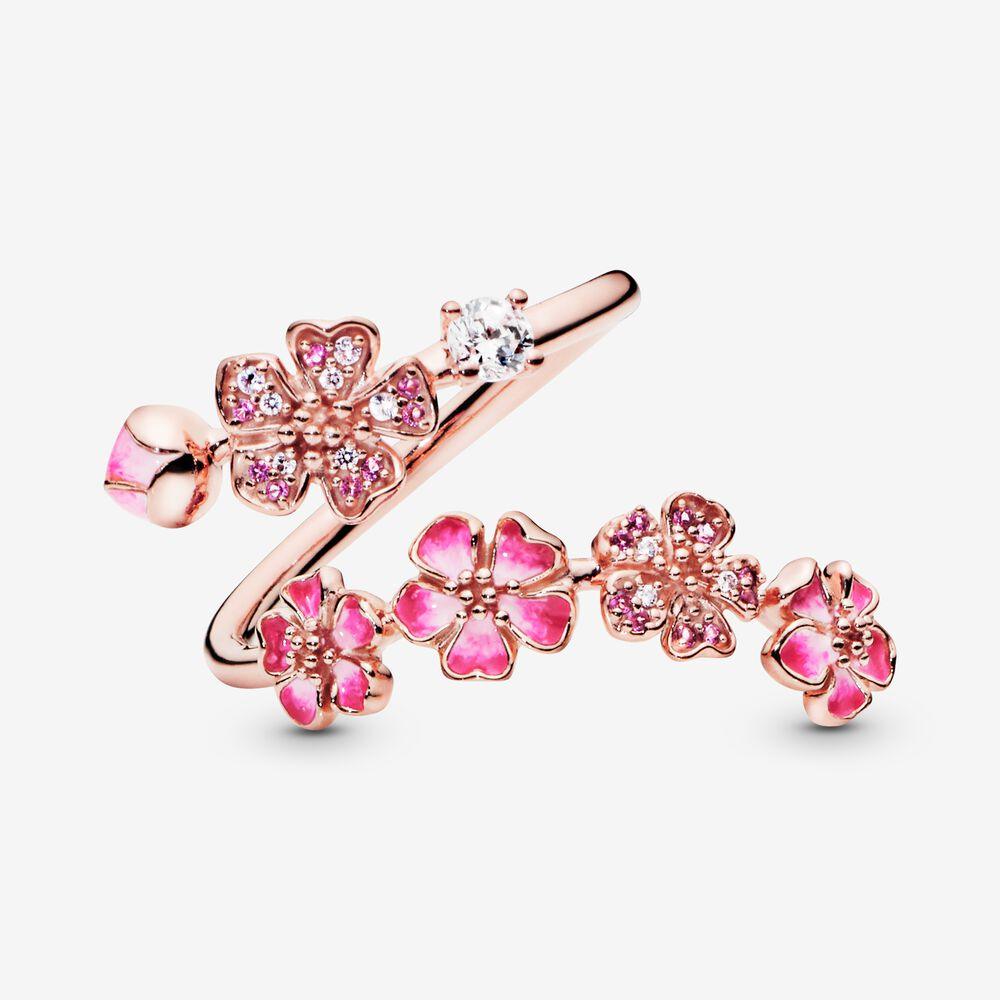 Anello pandora hot sale con fiori