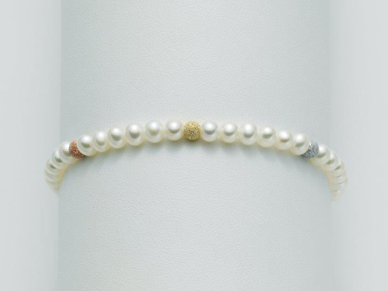 Bracciale Donna Yukiko Perle Oro 3 Colori