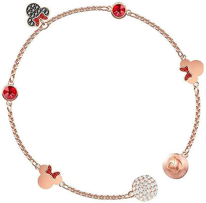 Swarovski Remix Collection Minnie Strand Multicolore, placcato in oro rosa