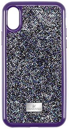 CUSTODIA PER SMARTPHONE CON BORDI PROTETTIVI GLAM ROCK, IPHONE® X/XS, VIOLA