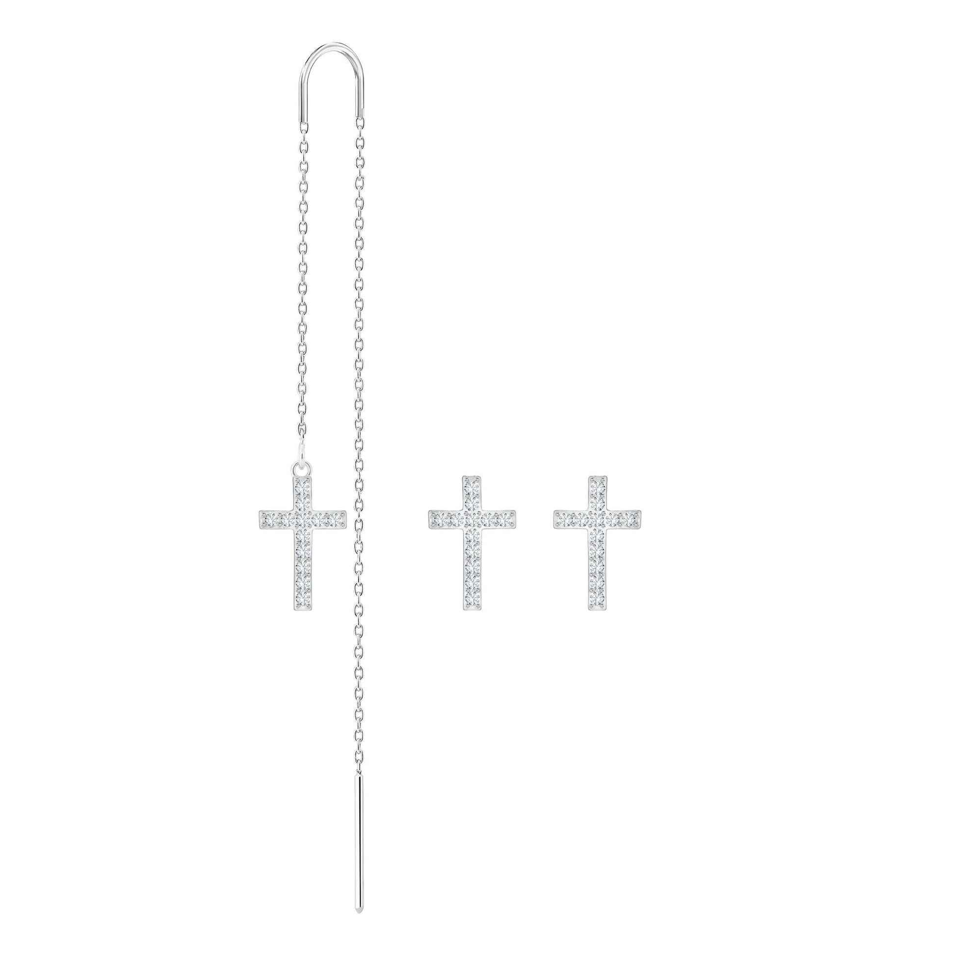 ORECCHINI SWAROVSKI MINI CROSS