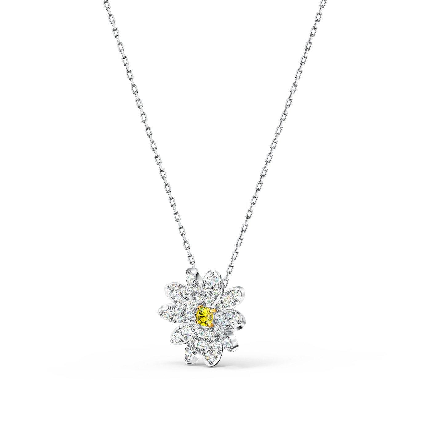 Pendente Eternal Flower giallo, mix di placcature