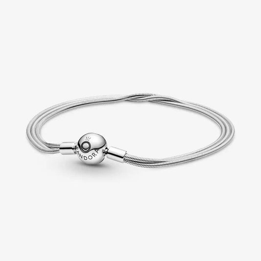 Bracciale Multifilo con Chiusura a Sfera 23 cm