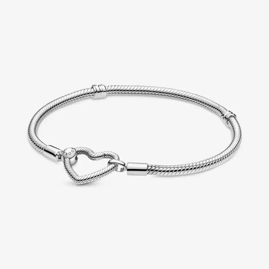 Bracciale con Chiusura a Cuore Componibile 23 cm