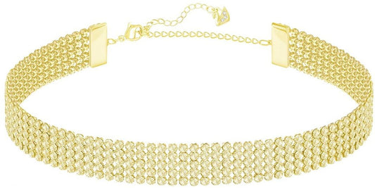 COLLANA SWAROVSKI FIT PLACCATURA ORO GIALLO