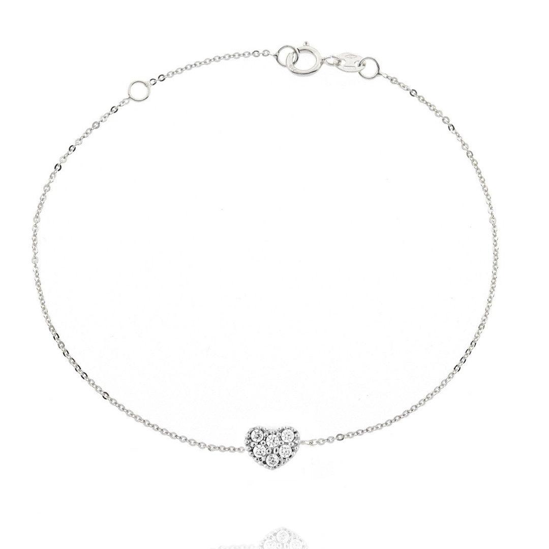 Bracciale Cuore e Zircone