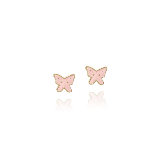Orecchini Farfalla rosa