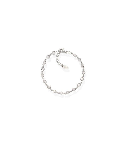 Bracciale Gocce Zirconi Bianchi Collezione Tennis