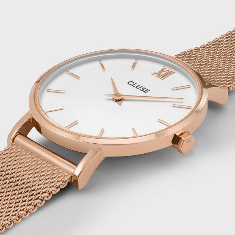 Minuit mesh outlet rose gold