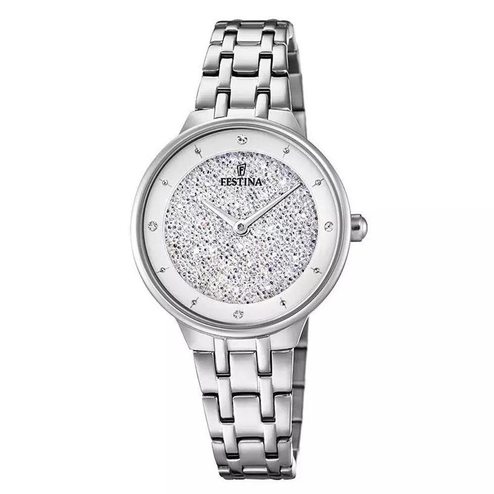 OROLOGIO FESTINA MADEMOISELLE F20382/1 ARGENTO CINTURINO ACCIAIO, DONNA