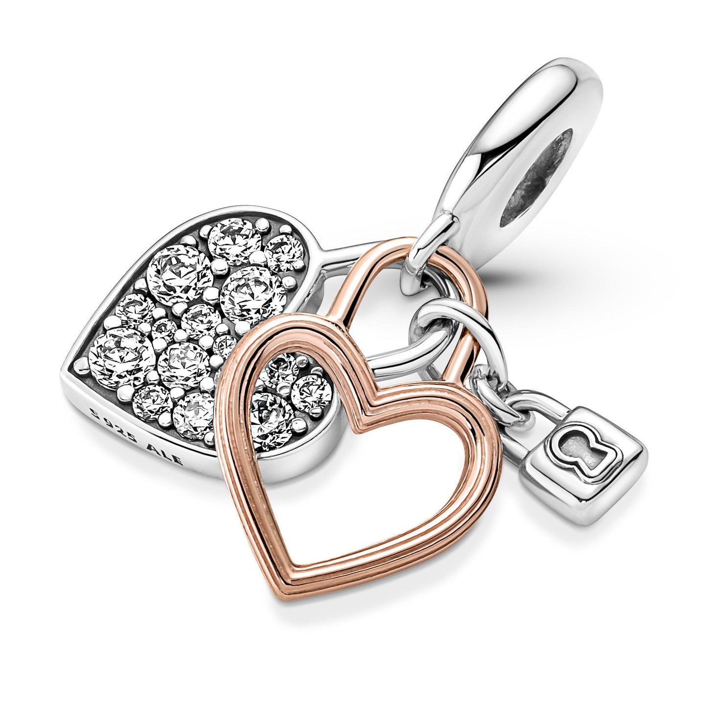 Charm Pendente Lucchetto "Together Always"