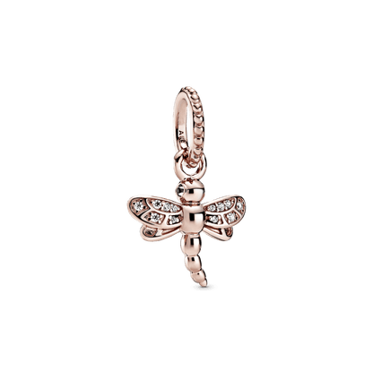 Charm Pendente Libellula Scintillante