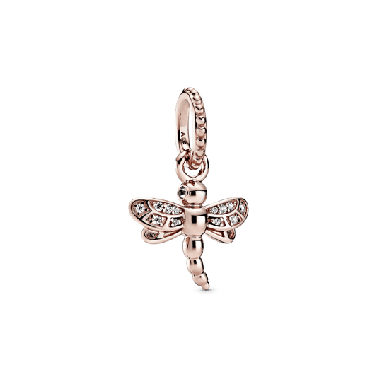 Charm Pendente Libellula Scintillante