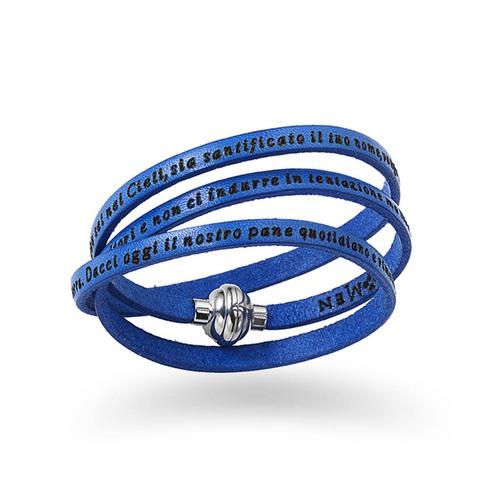 Bracciale Padre Nostro BLU 57