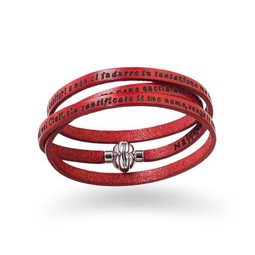 Bracciale Padre Nostro ROSSO