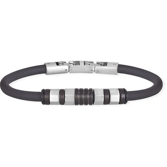 bracciale uomo gioielli 2Jewels Rubber