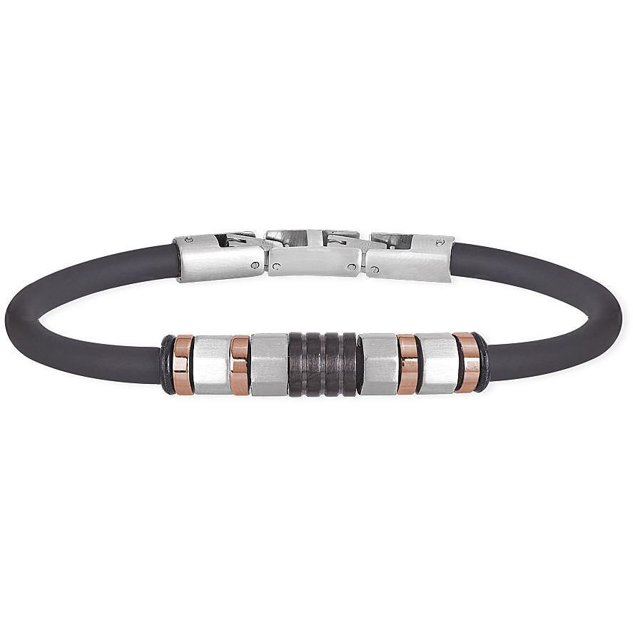 bracciale uomo gioielli 2Jewels Rubber