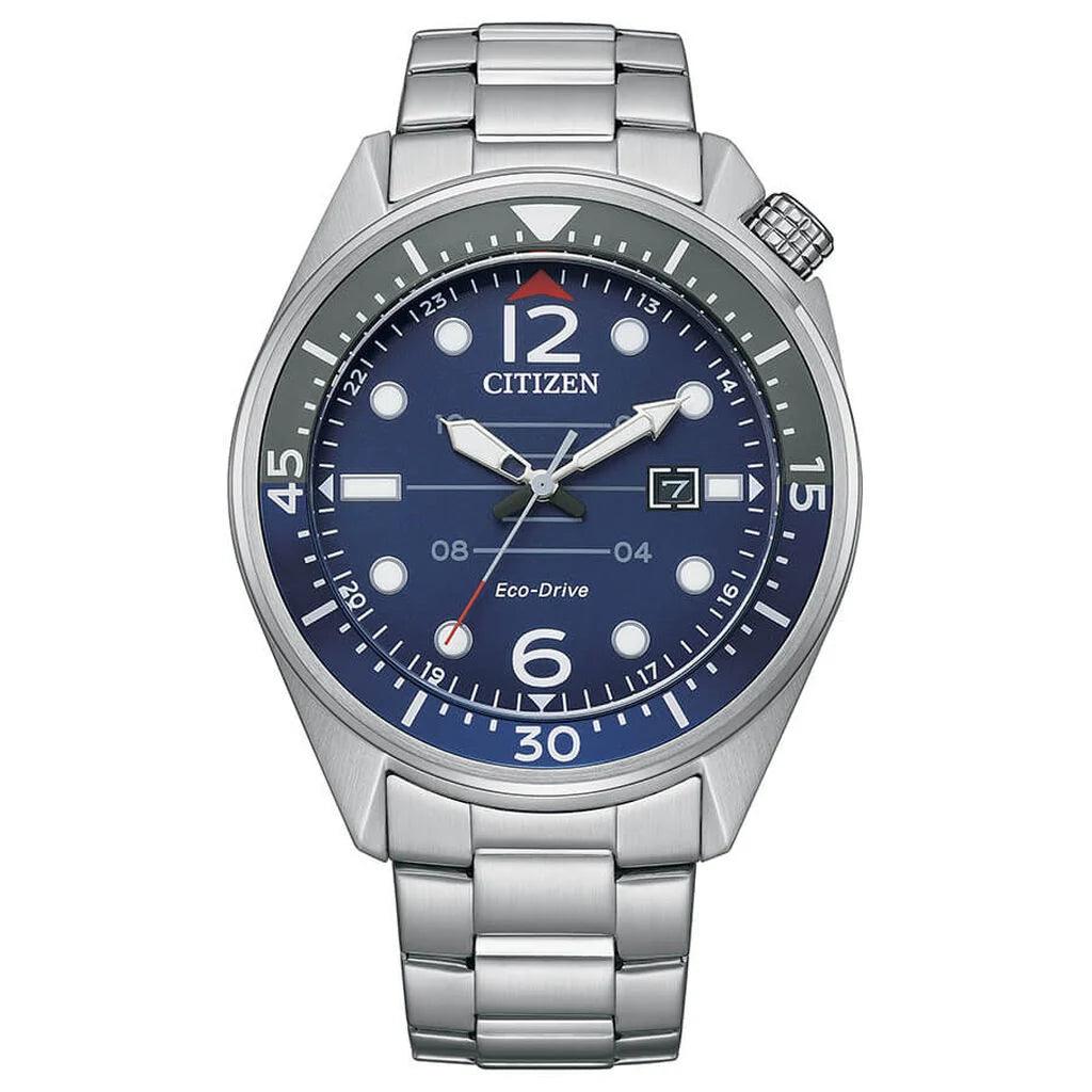 Orologio Citizen Of Quadrante Blu Aw1716-83l