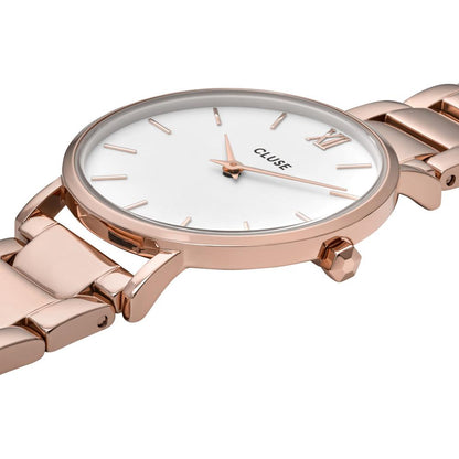 Minuit Steel White, Rose Gold Colour